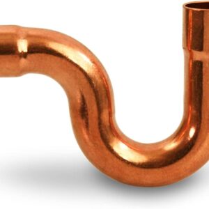 1 1/8" O.D. (28.6mm) Light Commercial Copper P-Trap – High-Quality Condensate & Waste Fitting