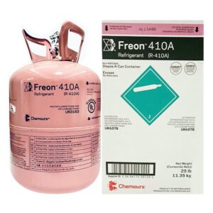 Chemours (DuPont) Freon™ R-410A Refrigerant Gas – 11.3kg (25 lbs) Disposable Cylinder