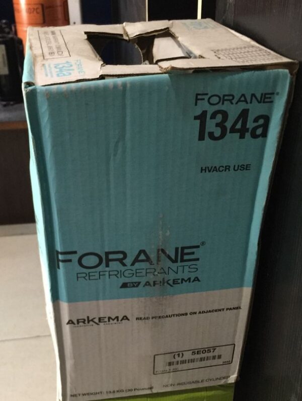Arkema Forane® R-134a HFC Refrigerant Gas – 13.6kg (30 lbs) Disposable ...