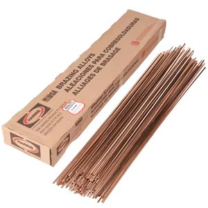 Harris 0® Phos-Copper Brazing Rod – 0% Silver Flat Brazing Alloy (1 Pcs)