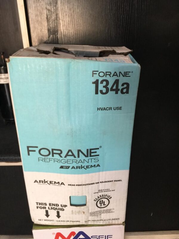 Arkema Forane® R-134a HFC Refrigerant Gas – 13.6kg (30 lbs) Disposable ...