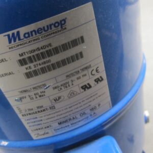 Maneurop MTZ100-3 Hermetic Reciprocating Compressor, 3-Phase