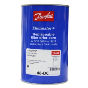 CFC/HCFC/HFC 48-DC, 80% Moisture, 20% Acid, 023U4381, HCFC/HFC Drier, Danfoss, Core & Gasket,
