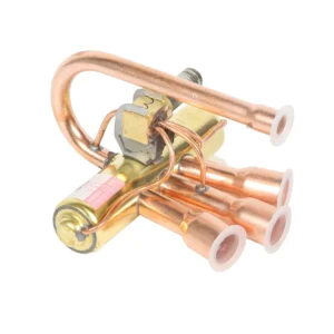 3/8" x 1/2" (With 220V Coil) 4-Way Reversing Heat Pump Valve