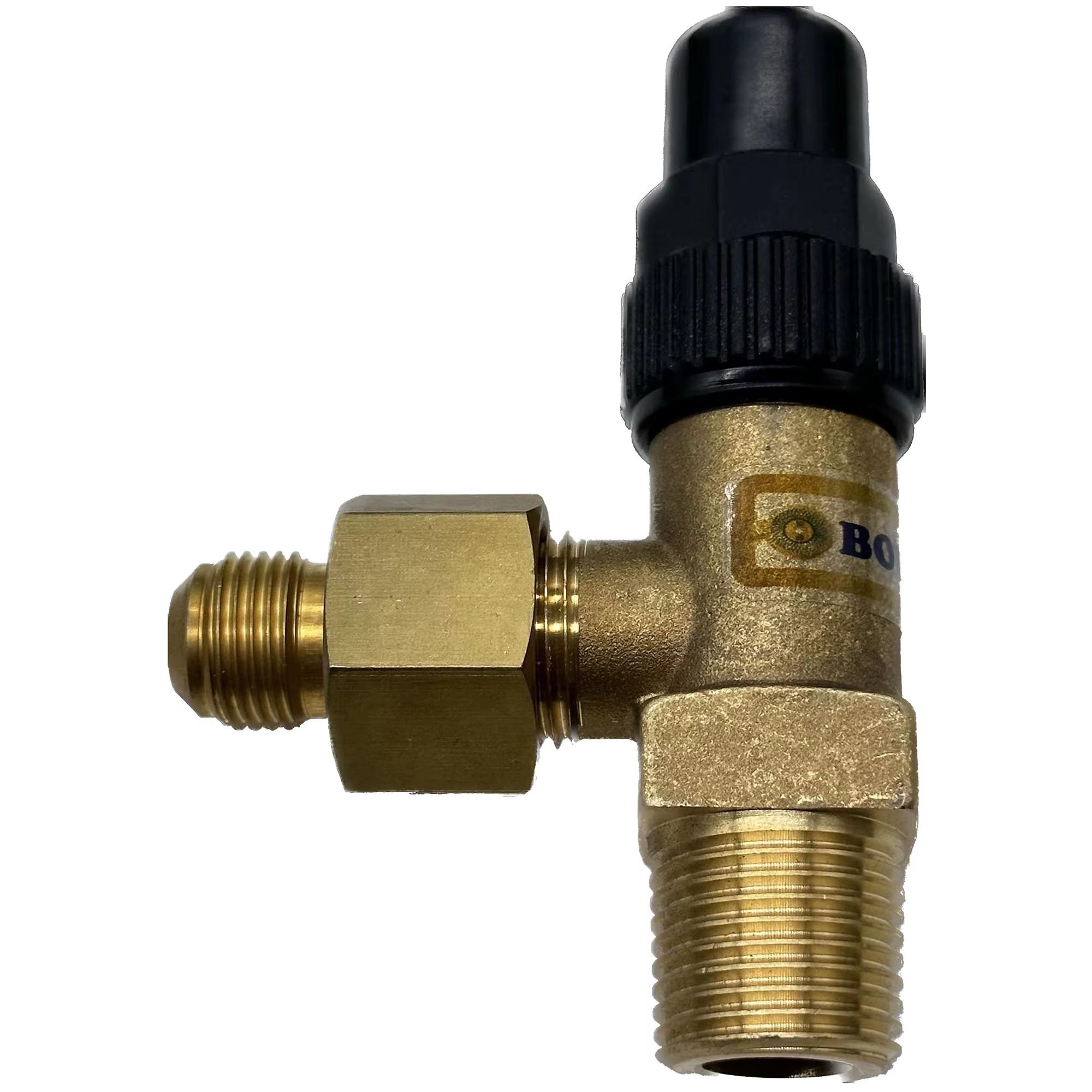 3/8" SAE x 3/8" NPT Liquid Receiver Outlet Safety Valve