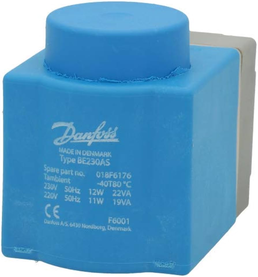 220V AC (PN: 018F6701) Danfoss Spare Solenoid Coil
