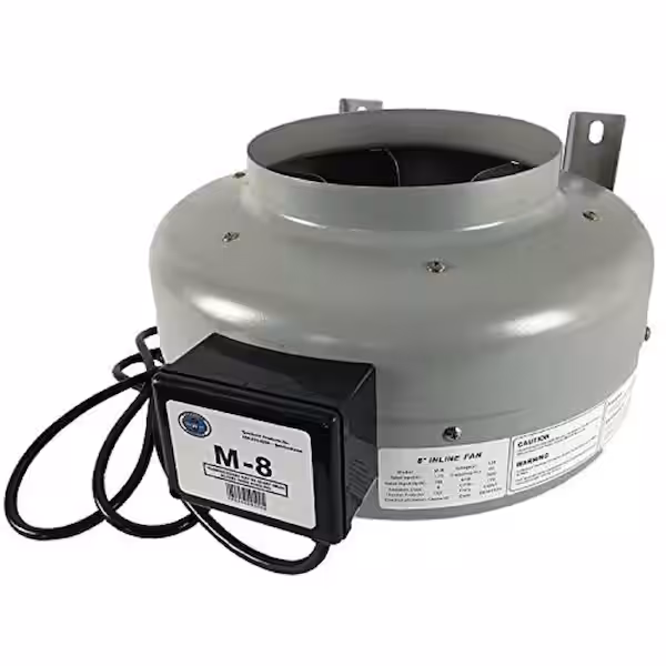 315mm, 220V, 941 CFM In-line Duct Fan - - Image 2