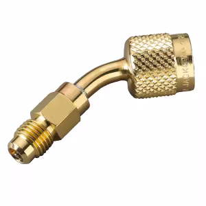/4" Male x 5/16" Female 45-Degree Flare Access Check Valve