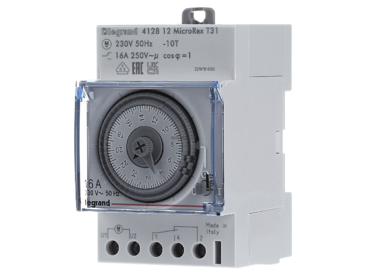Legrand Microrex Analogue Time Switch with Fan Delay Loop