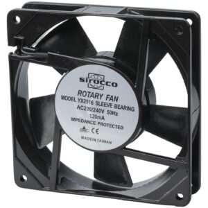 110x110mm, 220V, 55 CFM PC-Board Cooling Fan