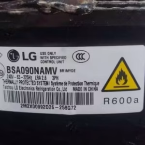 1/4HP R600a for Energy Efficient Fridge 220-240V LG Reciprocating Compressor