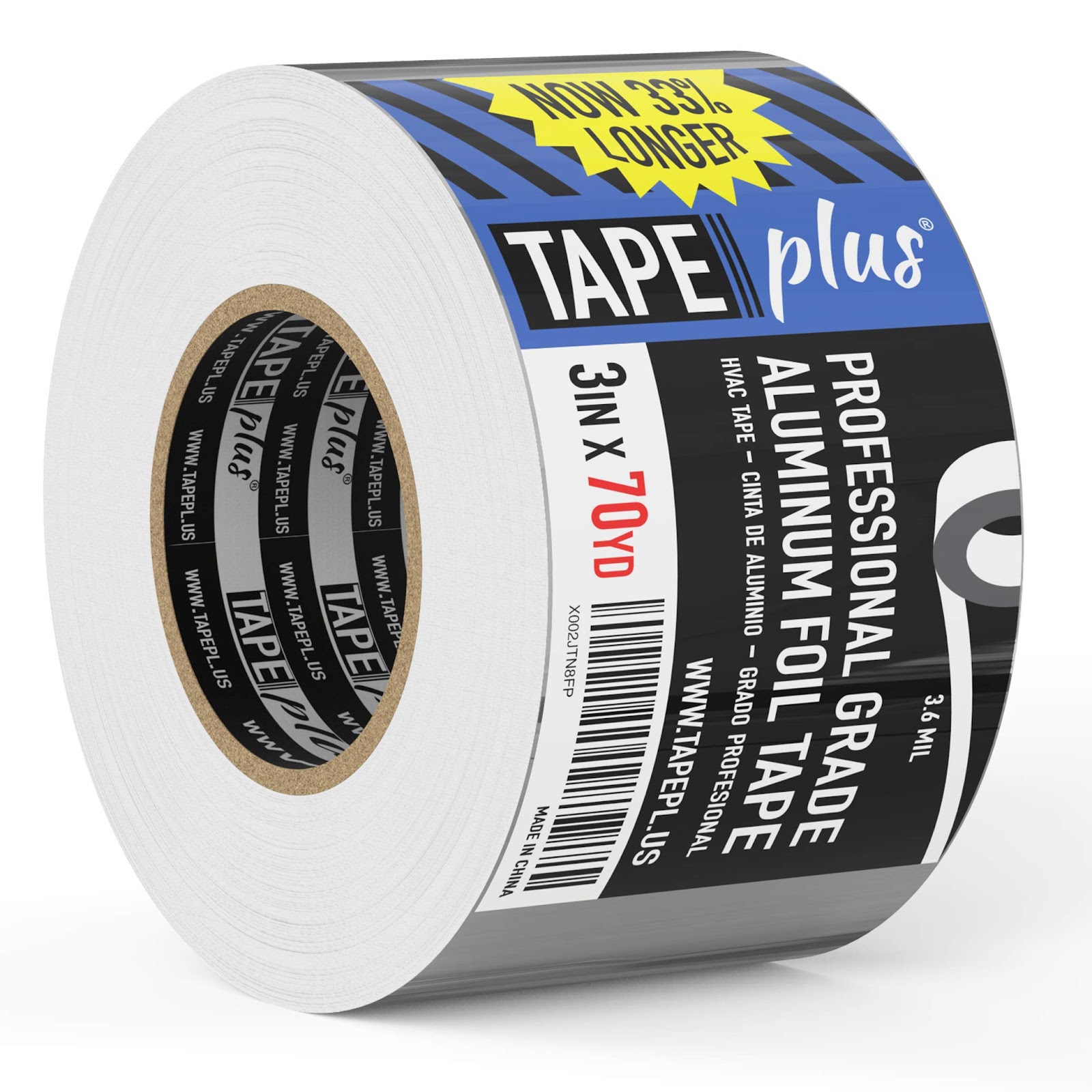 3" Duct-Seal Pro-Grade Aluminum Foil Tape (3 Inch)