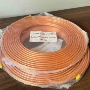 OD 1/2" (12.70mm) ACR, 0.81mm WT, 50ft (15.24m) Copper