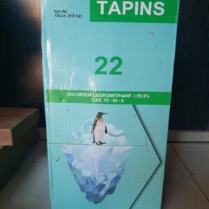 Tapins R22 Chlorodifluoromethane Refrigerant Gas 15 Lbs (6.8 kg) Disposable Cylinder