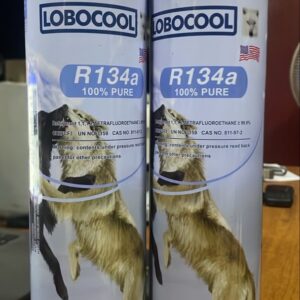 Lobocool R-134a Refrigerant Gas 1kg Disposable Service Can