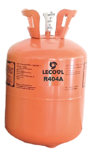 LeCool® R-404A Refrigerant Gas 10.9kg (24 lbs) Disposable Cylinder