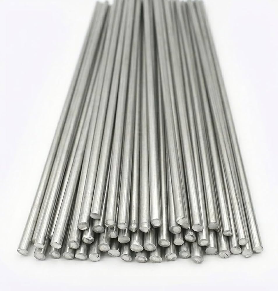 1.6 mm x 485 mm Aluminum Black Brazing Rod