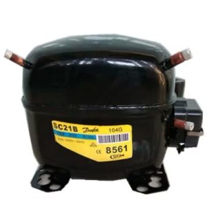 1 HP, R-404A/R-507 Danfoss SC21B Hermetic Reciprocating Compressor