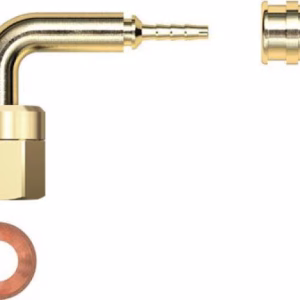 Gomax Q40 Gasket Fitting (1/4" SAE Female, 90deg)