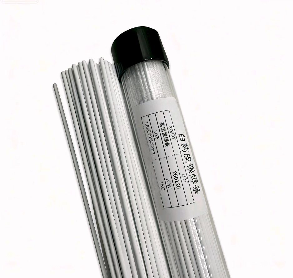 2.8 mm x 500 mm (5 Pcs) Silver Solder Rod (20% Flux)