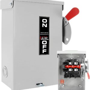 Non-Fused Heavy-Duty Outdoor Disconnect Switch Box