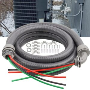 Pre-Assembled Weatherproof Electrical Whip Kit (Flexible Conduit)