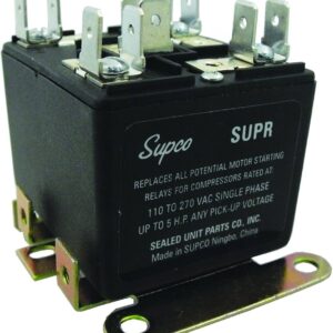 Heavy-Duty Potential Start Relay (Universal Replacement)