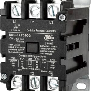 Heavy-Duty HVAC Compressor Contactor (Multi-Pole)