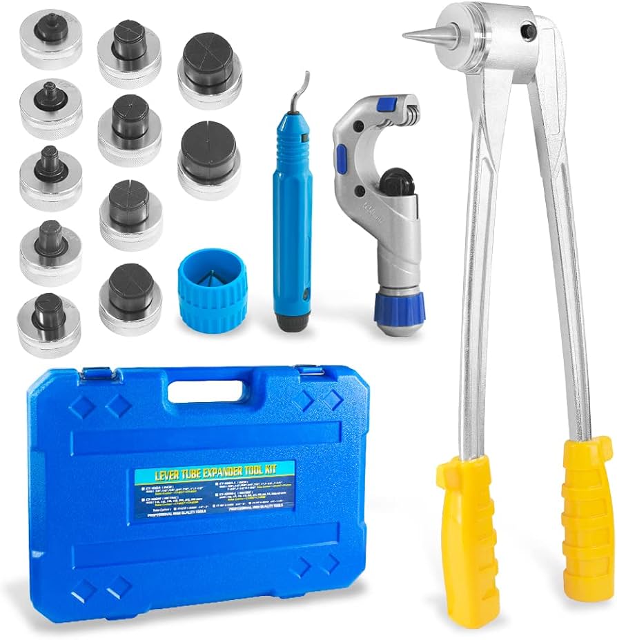 Tube Expander, Cutter, and Reamer Kit (3/8" to 1-1/8" Heads)