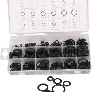 110-Piece Hose Gasket and O-Ring Assortment Kit (5 Sizes)