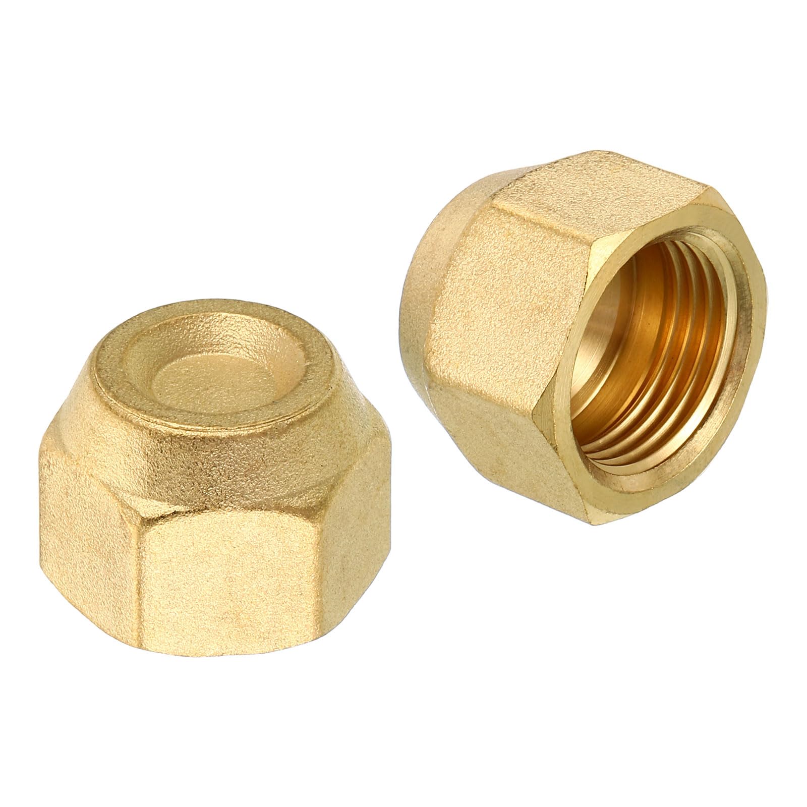 Brass Flare Plug Nut (Cap Fitting)